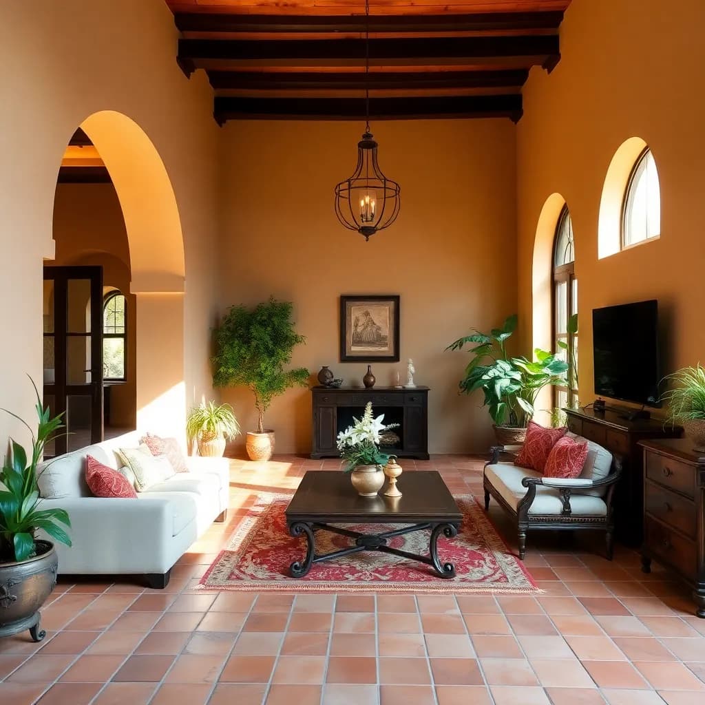 Mediterranean interior design style - AI generated room by DecorAI